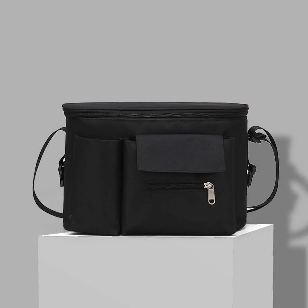 

Multi Pocket Stroller Organizer Bag Large Capacity Outdoor Stroller Hanging Bag Diaper Bottle Travel Pram Storage Bag