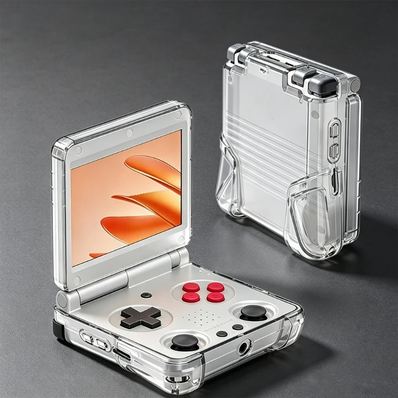 Shell Cover Case for RG34XX Handheld with Fold Access, Grip and Scratch Dust Cover for Daily Carry Use 896C