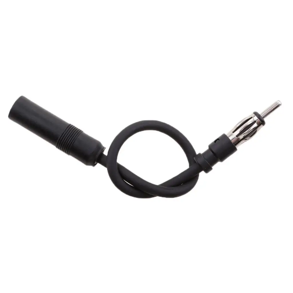 Car Antenna Extension Cord Male Female Plug Adapter for Radio FM AM Reception in Vehicles