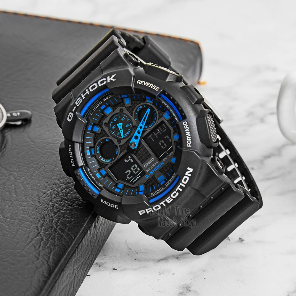 Casio watch for men g shock top brand luxury set 200m Waterproof quartz men watch reloj casio hombre free Shipping GA-100 range