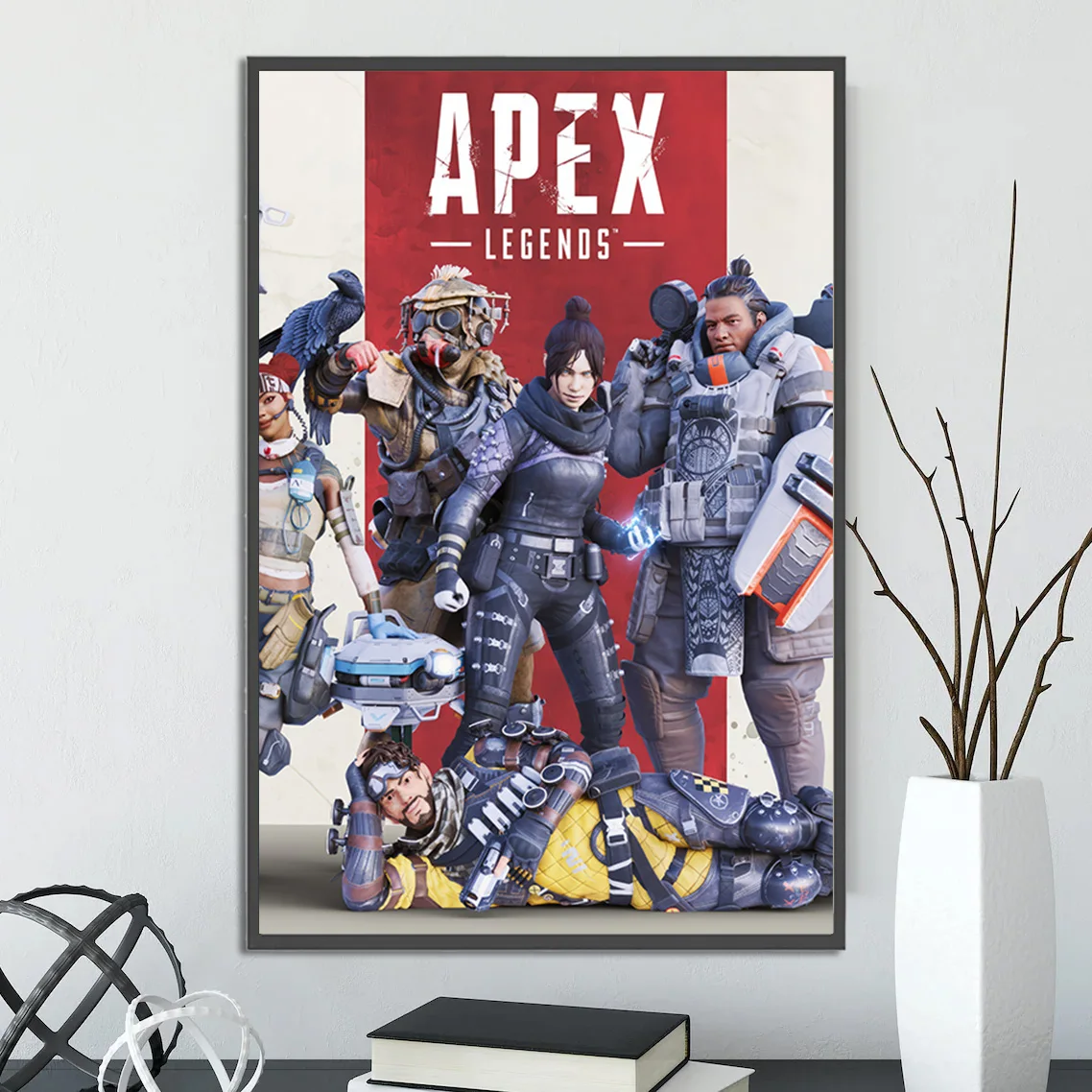 APEX GAME Self-adhesive Poster GIBRALTAR Figures Photos Home Decoration Painting WRAITH Wallpaper Wall Art Bedroom Cartoons Gift