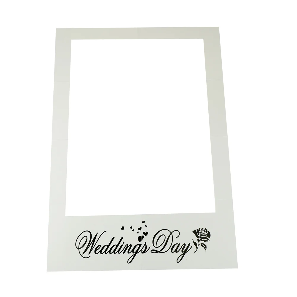 Romantic Wedding Photo Frame Photo Props Photo Booth Wedding Party Decor