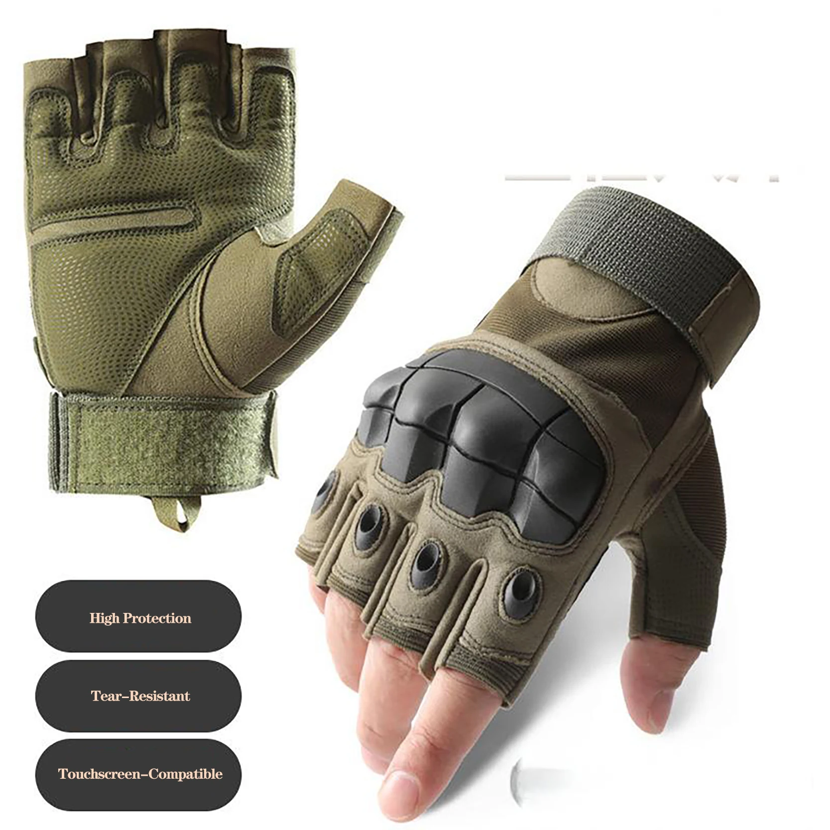 

Half finger tactical gloves men Z902 outdoor cycling gloves protective sports training military fans special forces cycling glov