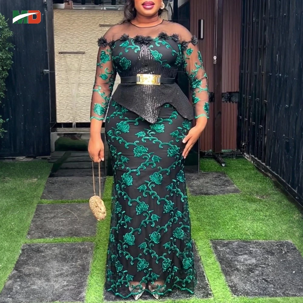 

MD Африканское платье для женщин, турецкое платье, платье макси больших размеров, платье для свадебной вечеринки, африканская одежда, роскошная элегантная новинка 2023 года