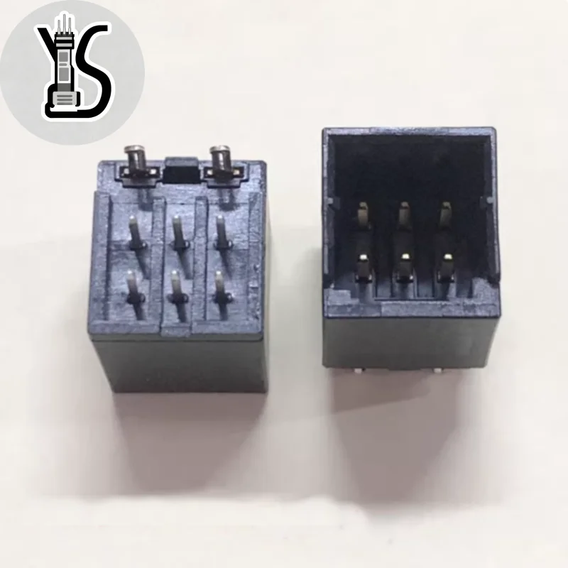 

5 шт. Оригинальный разъем 1-1827875-3 для автомобильной электроники, 100% новый, 6-контактный черный держатель для штыревых разъемов