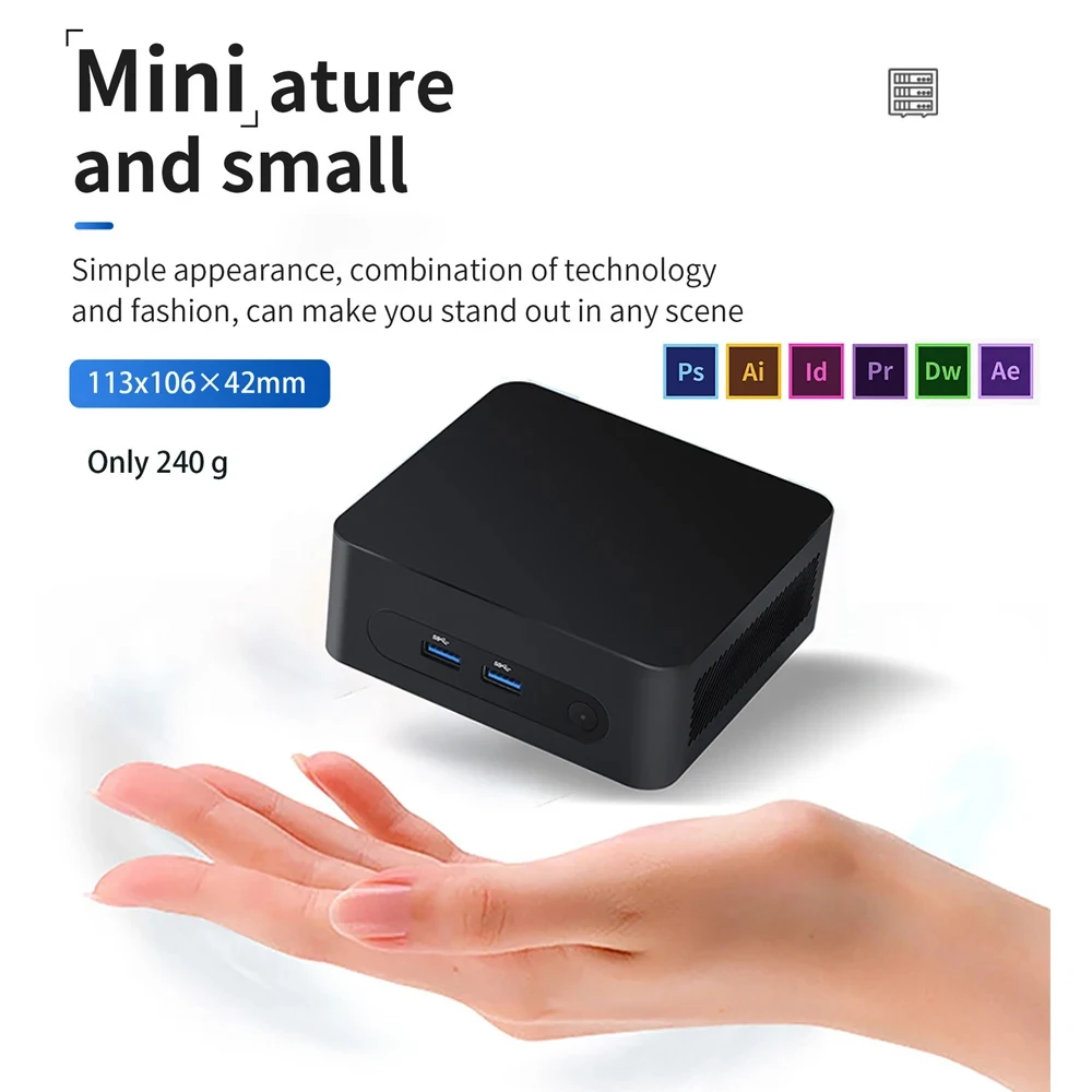 Imagem -03 - Mini Computador pc Morefine m9 Pro Intel Core i7 13620h i5 1340p N100 Nvme Pokect Wi-fi Windows 11 m8 N100 2.5g Rj45