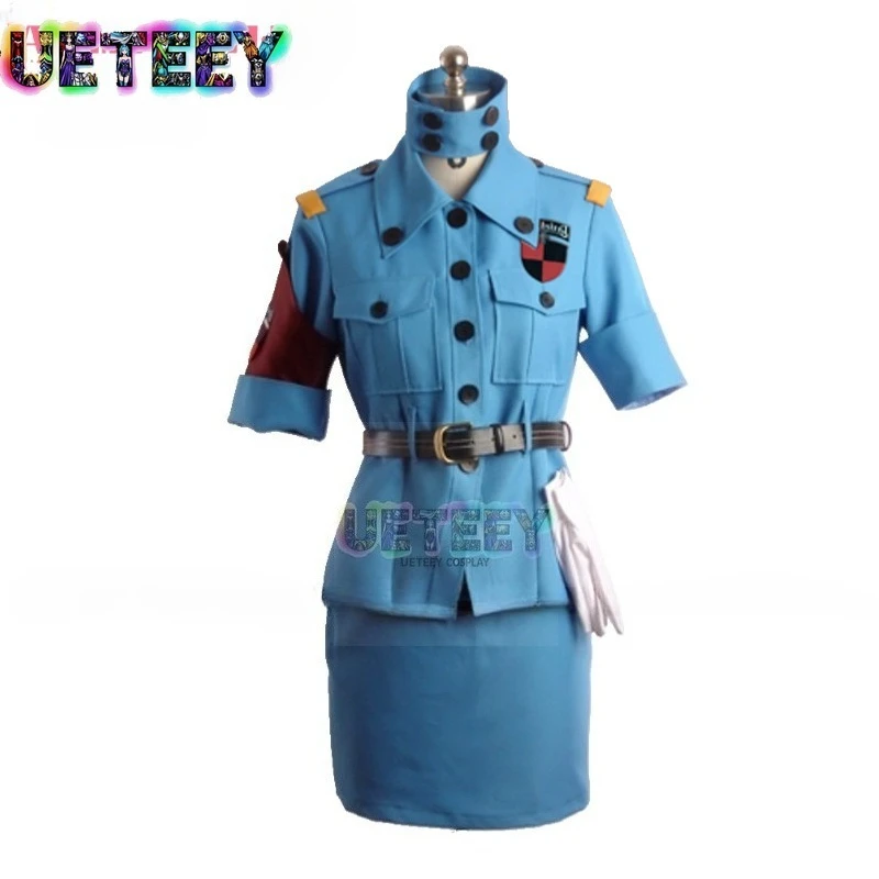 UETEEY COS Hellsing Cosplay Ceras Victoria conjunto de disfraz oficial de vampiro de Alucard disfraces de Halloween disfraz peluca de cualquier tamaño