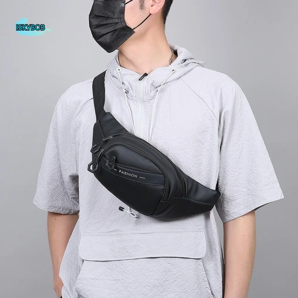 

Многофункциональная мужская нагрудная сумка, водонепроницаемая, легкая, износостойкая, с большим объемом, для телефона, спортивная, для активного отдыха