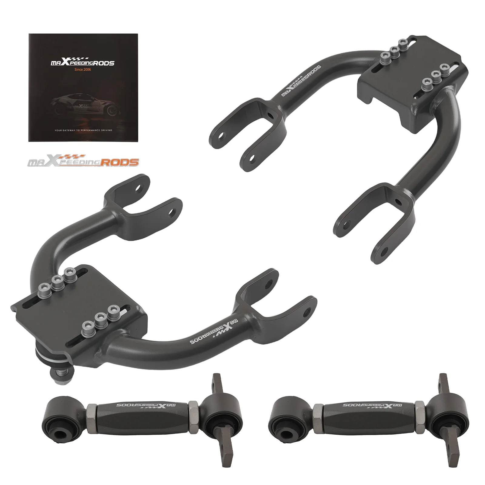

Front Upper Control Arms + Rear Camber Kit for Honda Civic 92-95 Integra 94-01