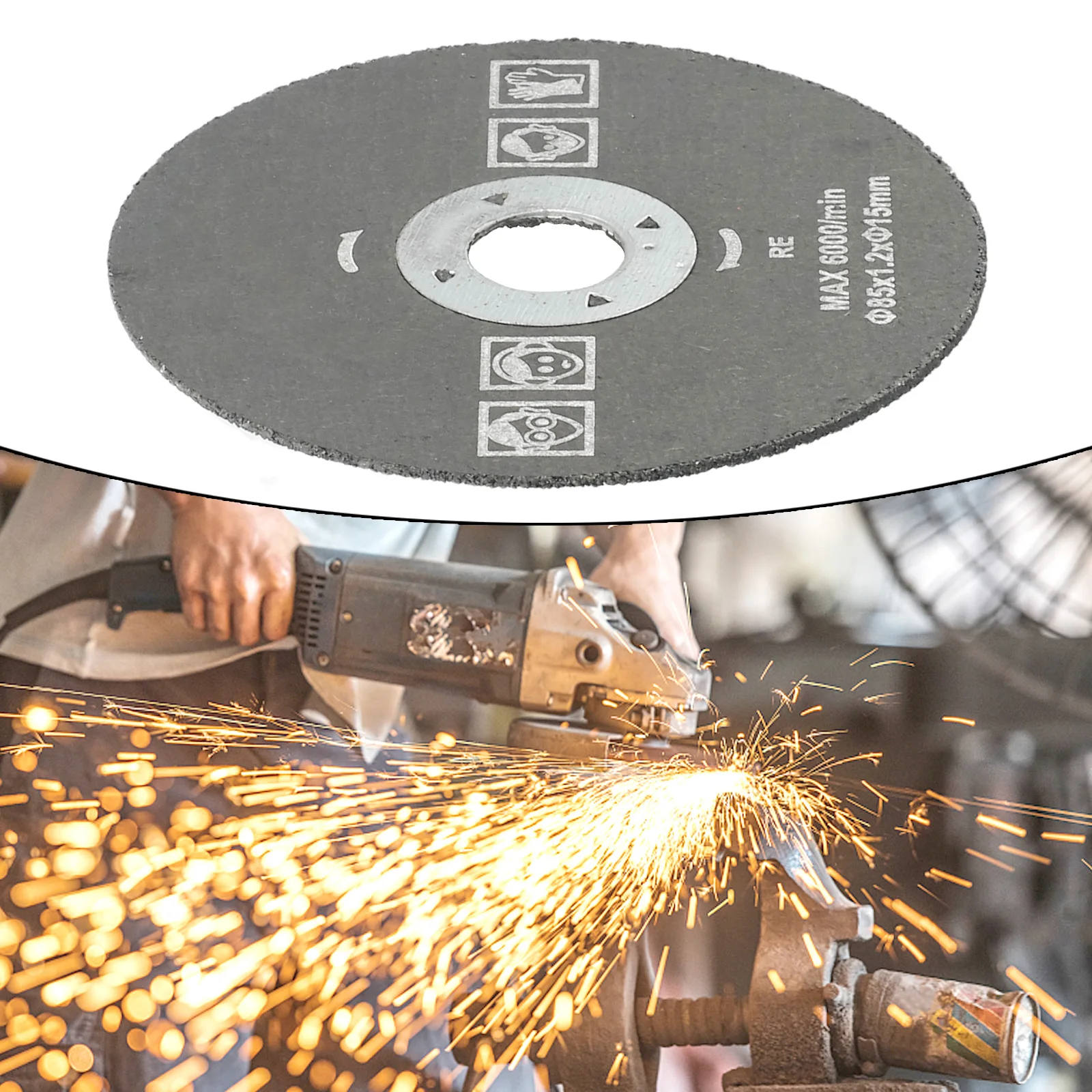 Accessory Cutting Disc Wear Resistance Wheel 85mm Angle Grinder Blade Circular Grinding High Hardness Replacement