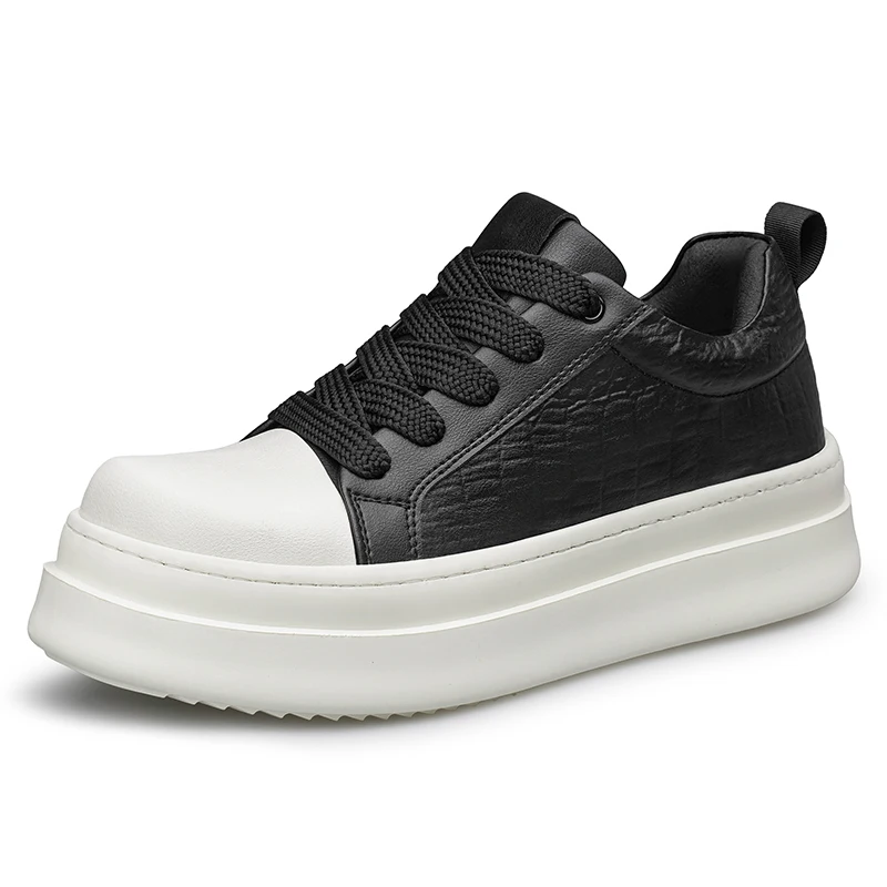 

Мужские повседневные туфли из натуральной кожи, классические удобные мужские кроссовки, модная вулканизированная обувь, мужская обувь для отдыха, прогулок, обувь для скейтборда