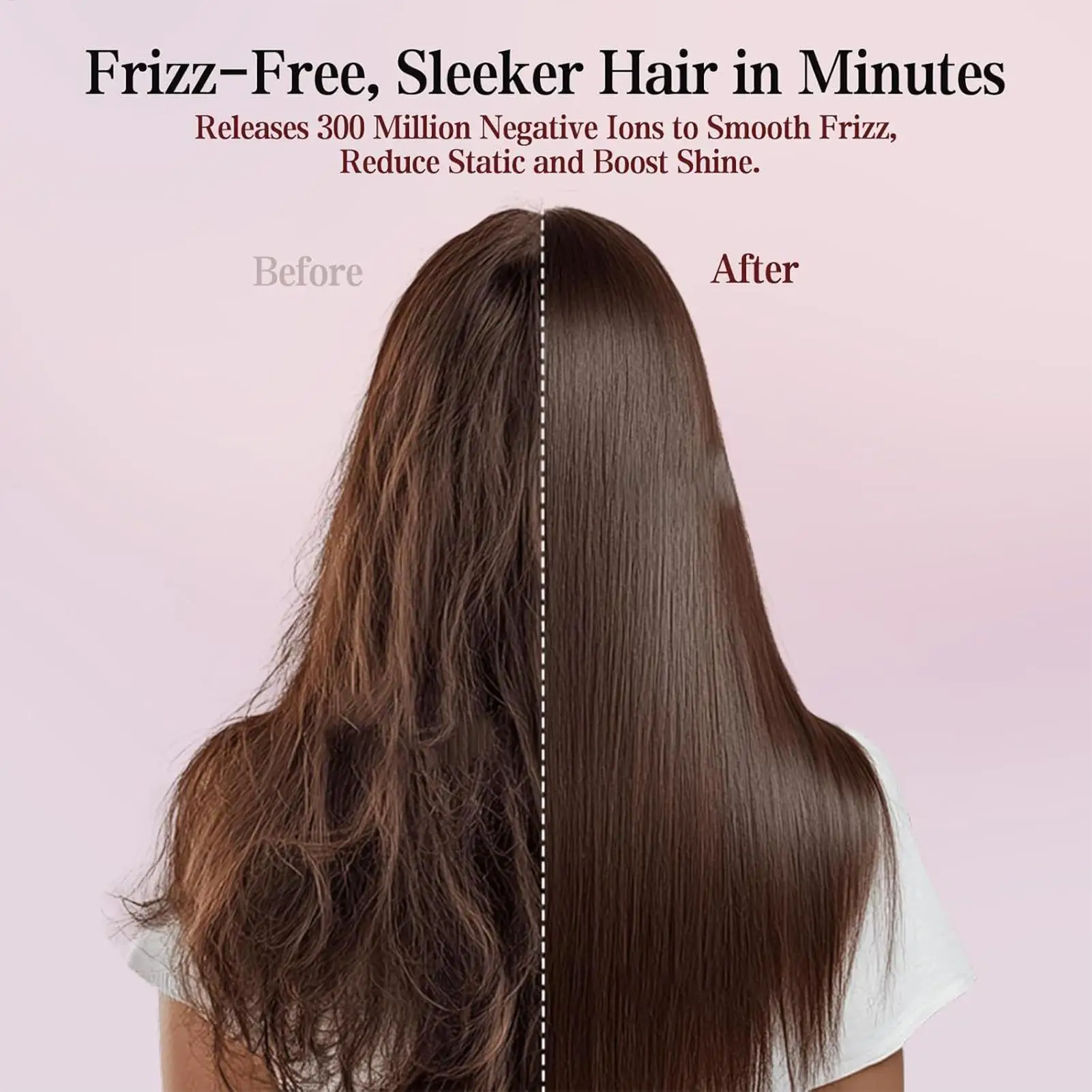 Cordless Hair Straightener Ceramic Heated Cordless Hair straightener travel styling comb for Girls Women Wife Girlfriend Home 4