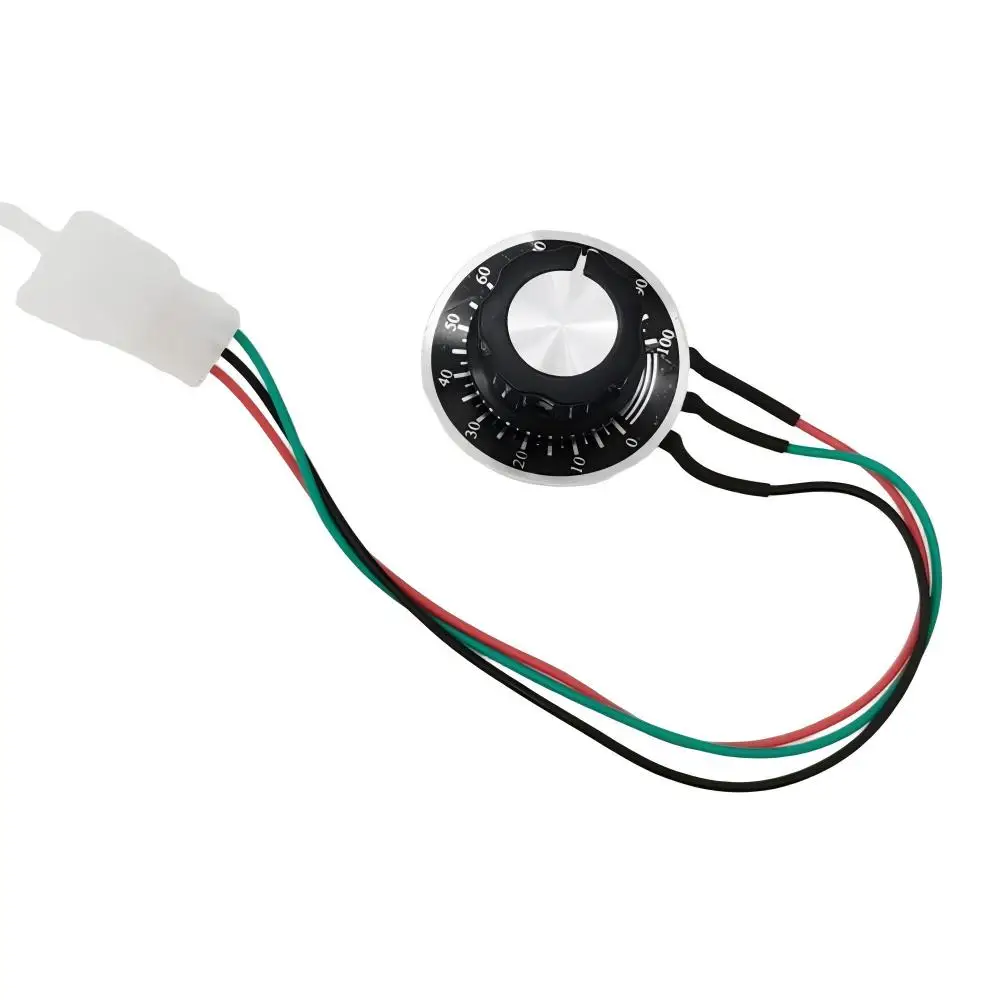 Motor Speed Control Potentiometer with Wire DIY Electric Mechanical Equipment Control Speed Manual Positioner 