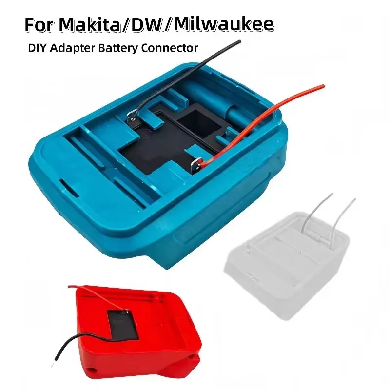 

1 шт. для Dewalt/Makita/Milwaukee 18-21В: держатель-основание для литий-ионного аккумулятора, портативный адаптер для инструментов, разъем для зарядки, корпус зарядного устройства