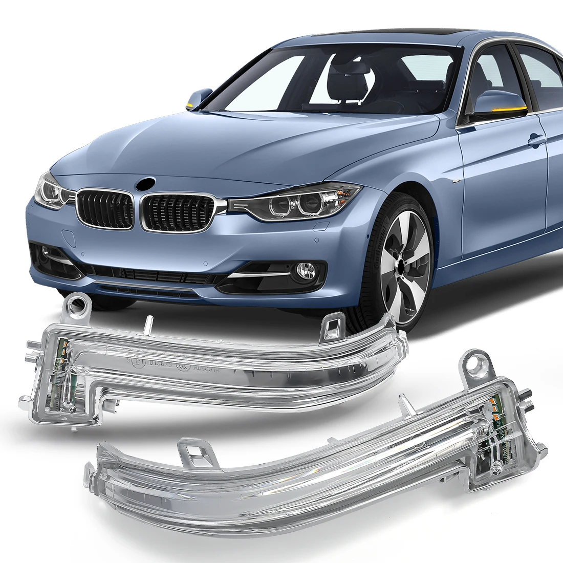 

Turn Signal Lamp For BMW 1 2 3 4 Series F20 F21 F22 F32 F30 F31 F34 GT F35 Rearview Mirror Warning Light Side Reversing Light