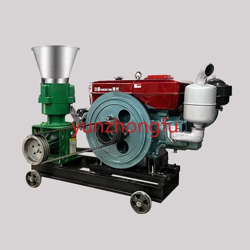 150-300kg/h Diesel  pellet machine Feed pellet making machine Feed pellet forming machine Chicken, duck and goose