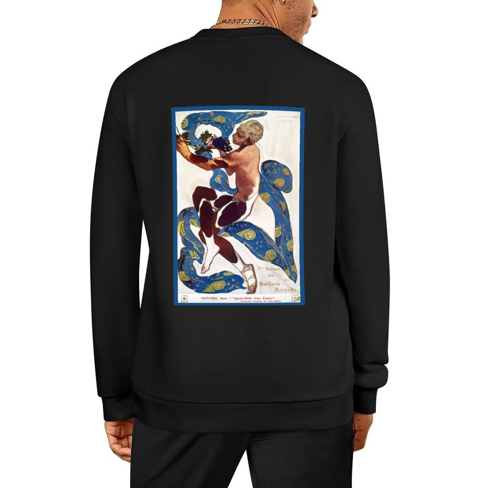 

Leon Bakst. Watercolor for Nijinski's Ballet L'aprés-midi d'un Faune Pullover graphic t shirts men men clothes anime sweatshirt