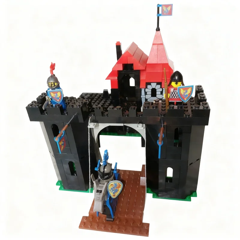 

408PCS MOC Medieval Castle Captured Fortress Model Premium Display Assembly Building Blocks DIY Creative Gift Collectible Set