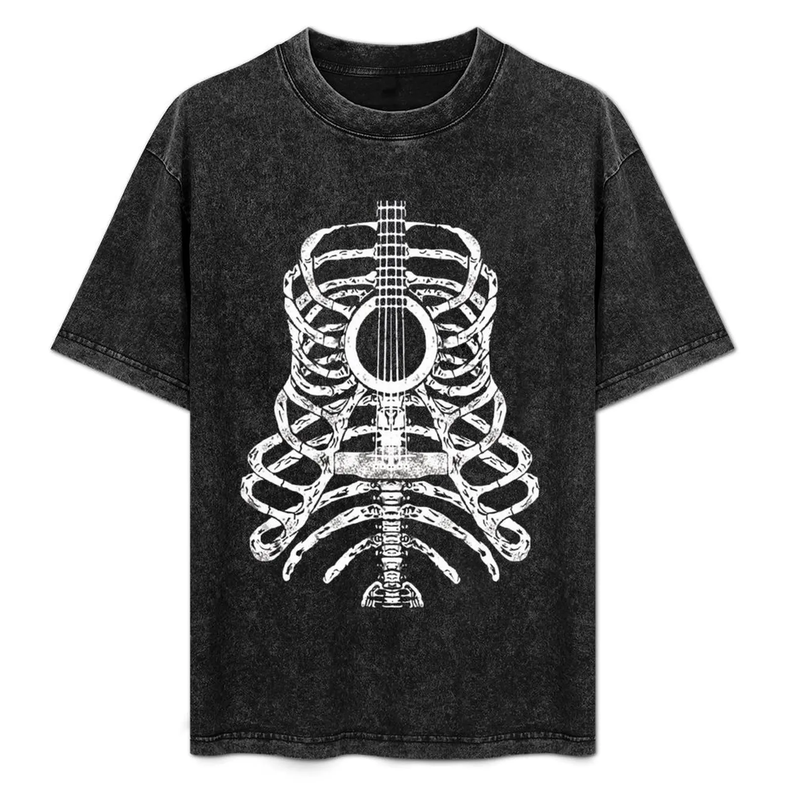 

GUITAR BONE T-Shirt oversizeds graphic t shirts heavyweight t shirts for men