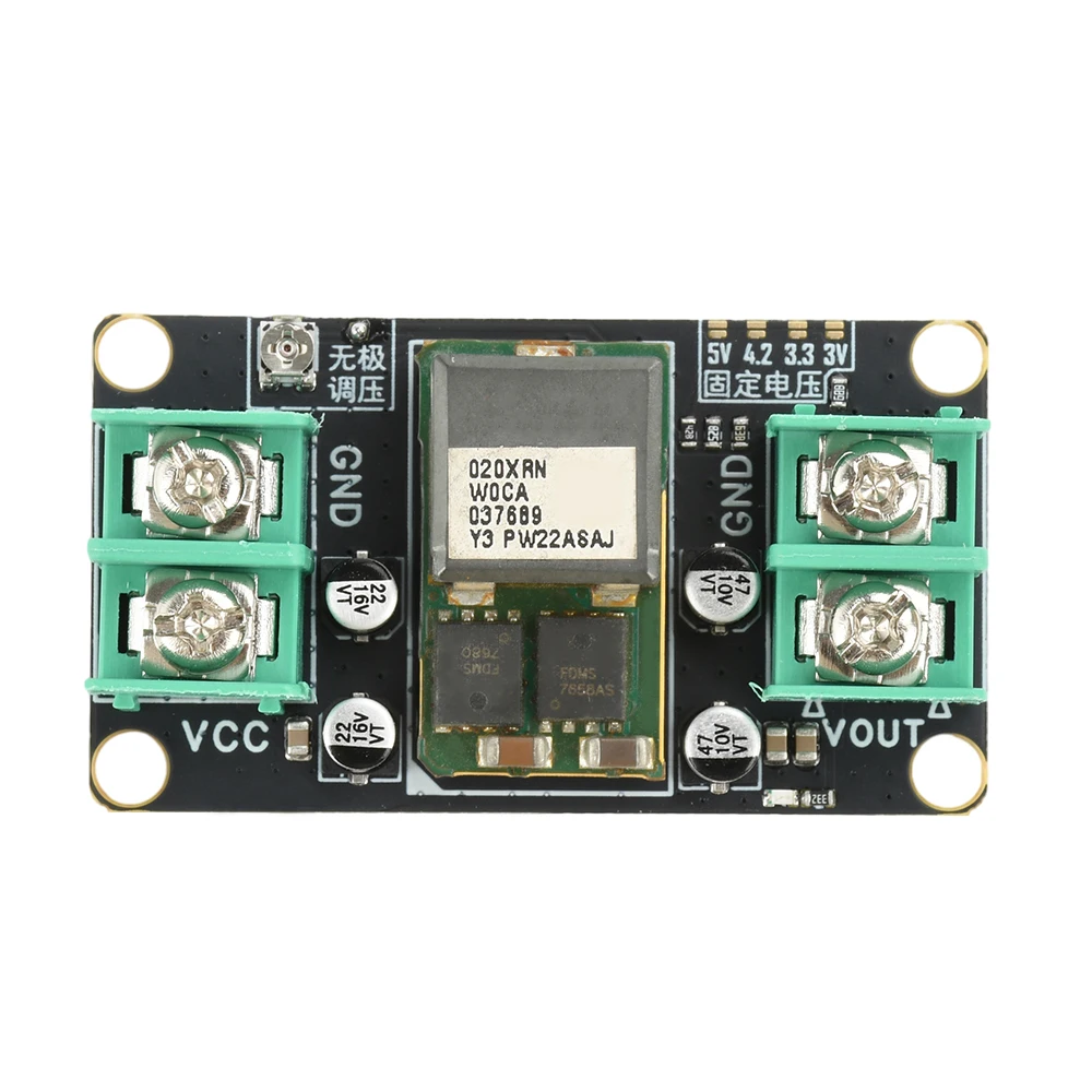 DC 9-14V DC-DC Step-Down Module 5V/Stepless Adjustable High-Power 20A Stabilized Power Module Industrial Grade Step-Down Module