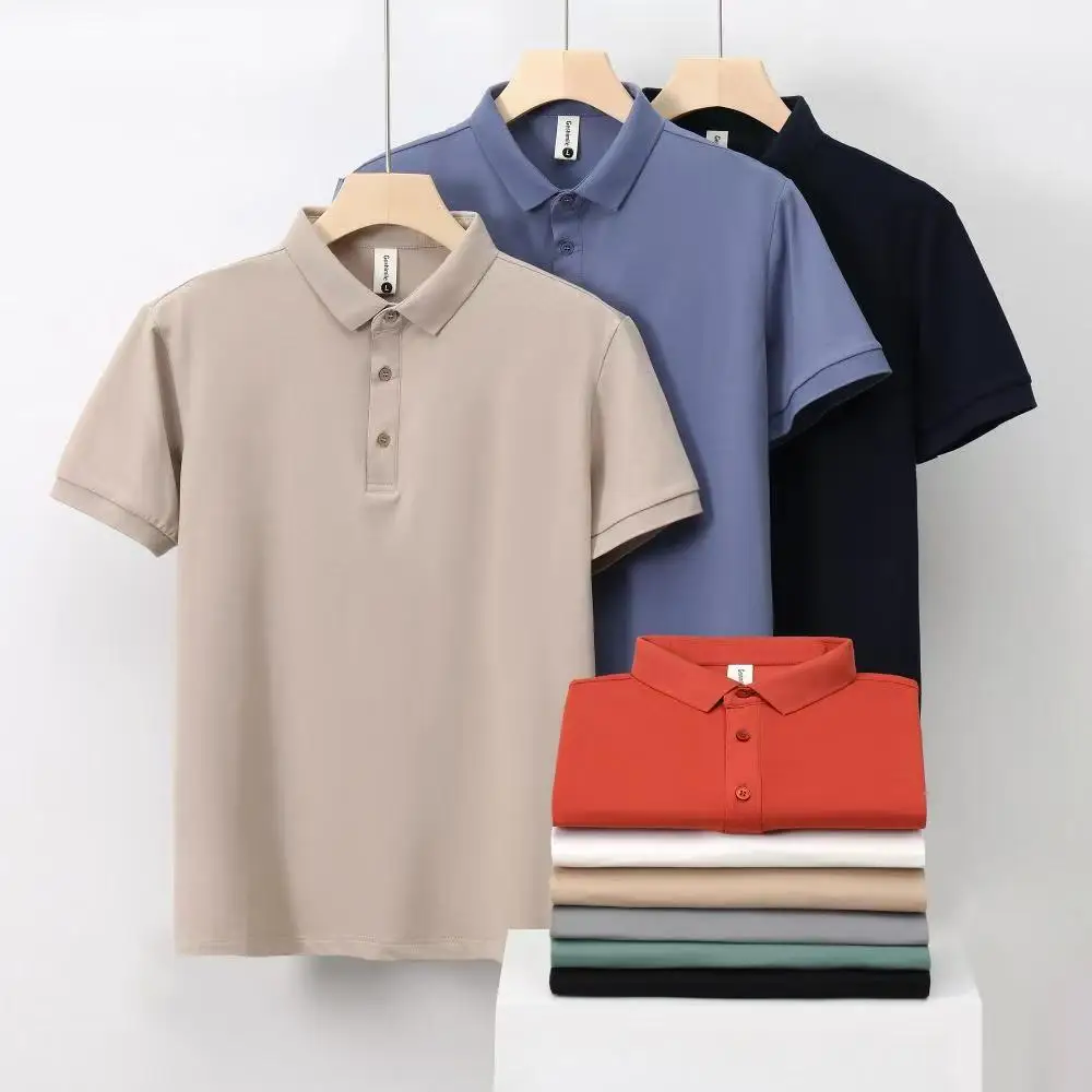 1 PC personalisierte Marke benutzerdefinierte Männer und Frauen Poloshirts Personal Group Company Revers Kurzarm Arbeitskleidung Tops Stickerei