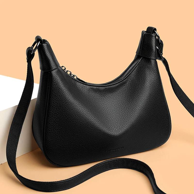 

Women's Pu Shoulder Crossbody Bag, Large Capacity, Fashionable, Simple and Versatile Commuter Bag