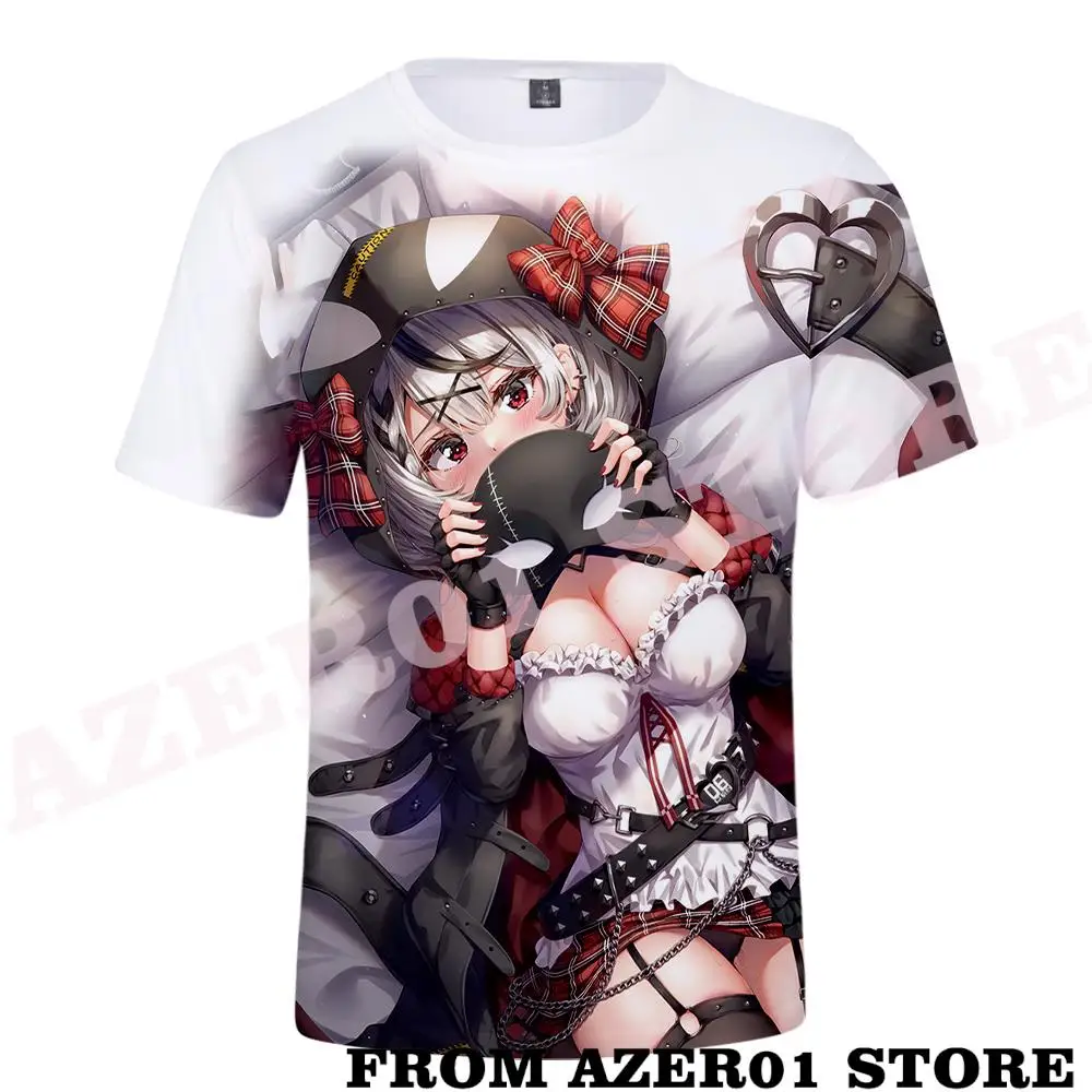 HOLOLIVE VTuber SakamataChloe Sakamata SKMT968 Merch Tee T-shirt Spring Summer Men/Women Street Clothes shirt Streetwear Tshirt