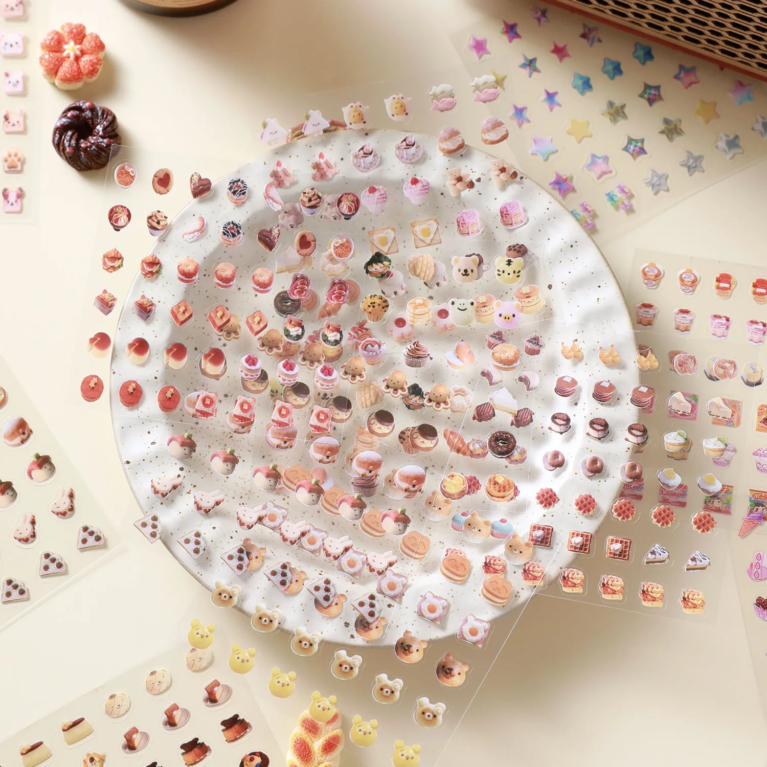 Mini Sticker Book Waterproof Cute Handbook Decoration Mobile Phone Case Photo Album Material DIY Sticker Book