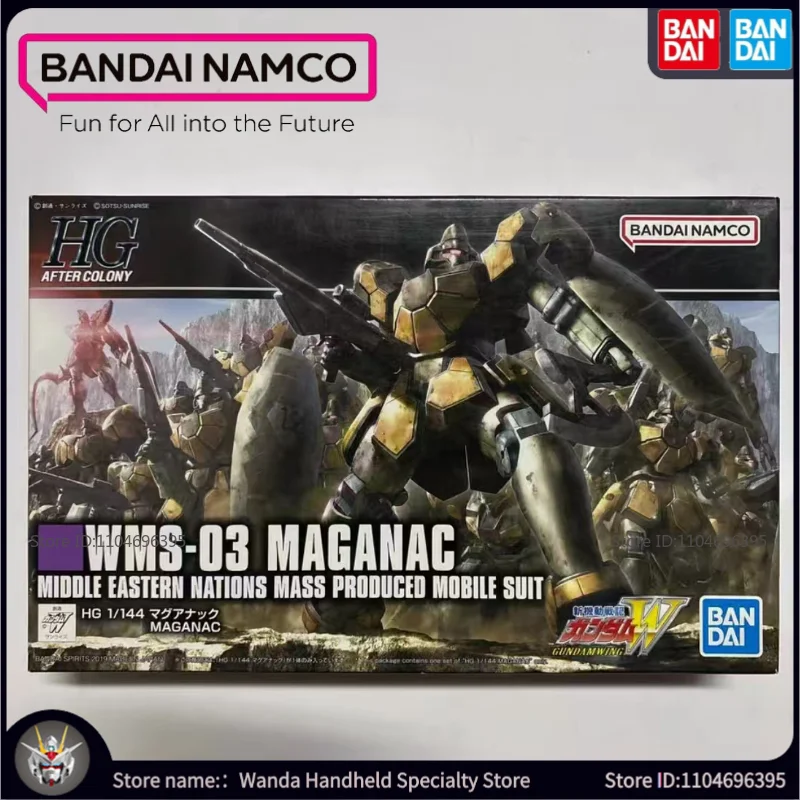 

В наличии Фирменная Новинка Bandai Gundam HG 1/144 WMS-03 MAGANAC Модель Анимация Собранные Фигурки Детские Подвижные Игрушки Подарки