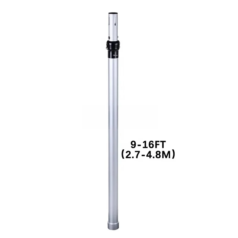 2-Pack Portable 7-12 Foot Vertical Background Rack Tubing System for Wedding Party Event Decoration, Trade Show Booths