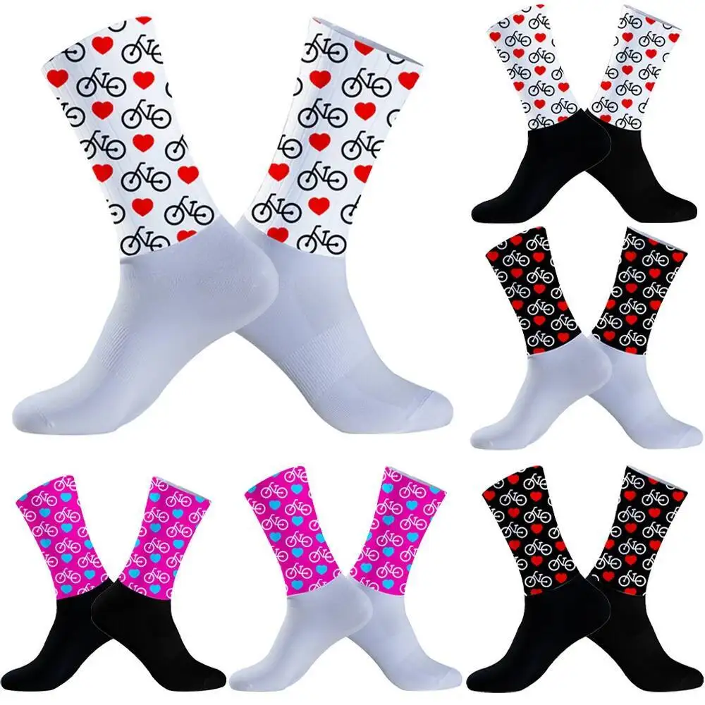 

Носки для велоспорта, мужские уличные носки, нейлоновые дышащие носки для бега, скалолазания, велосипедные носки для горного велосипеда