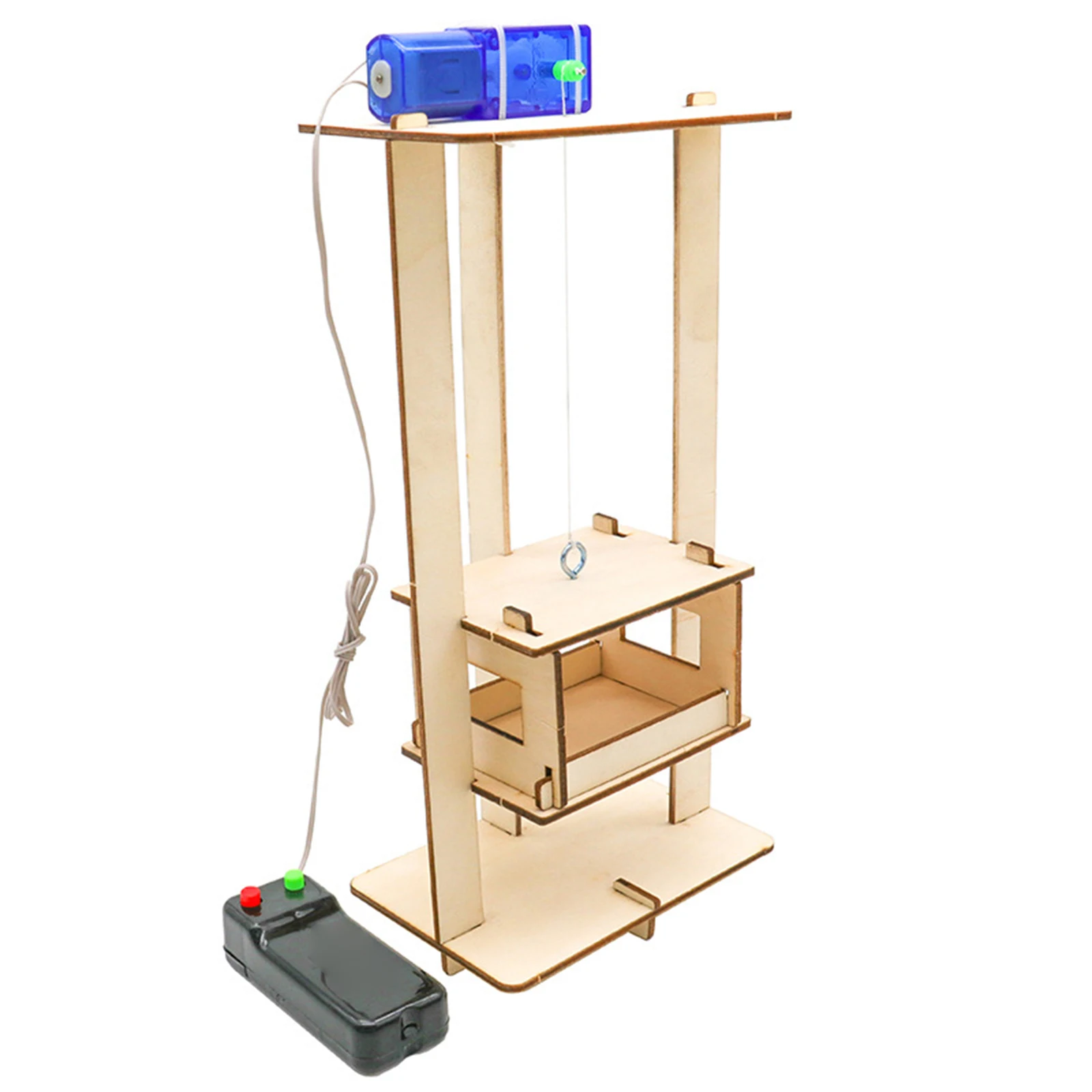 Ascensor eléctrico de juguete creativo para niños, adolescentes, niños y niñas, Kits de innovación, descubrimiento físico, ciencia, DIY ensamblado