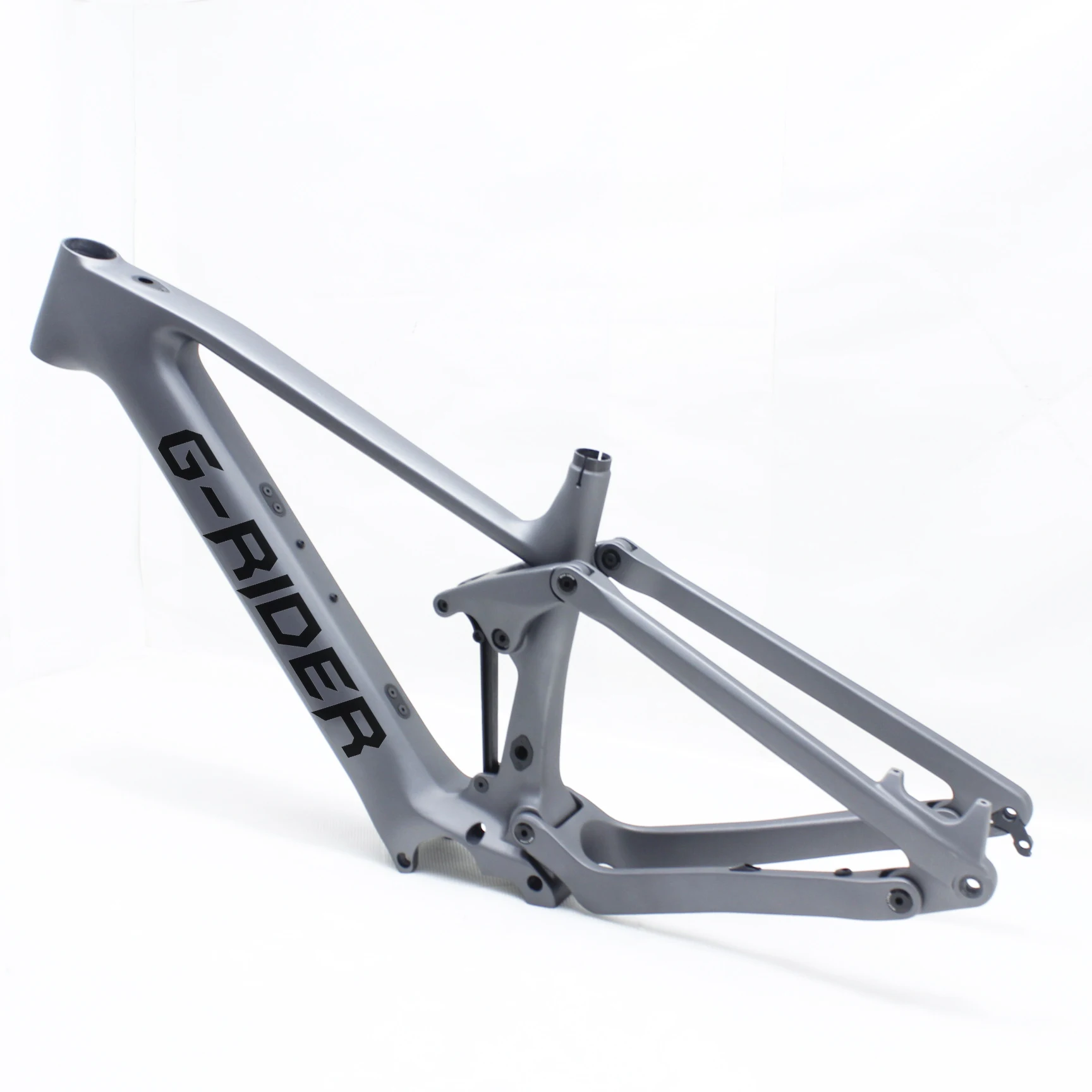 E Bike Frame Full Suspension Carbon Electric Mtb Frames for Central Bafang M820 Motor 250w E-Bike Frameset