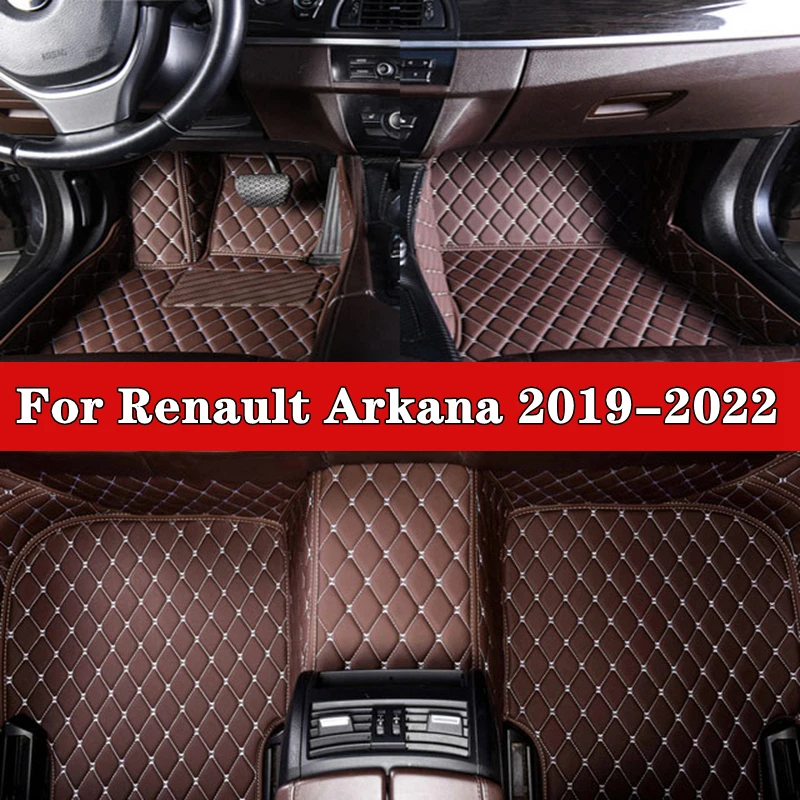 

Car Foot Pads Car Interior Protective Pad Custom Auto Floor Mats Automobile Carpet Cover For Renault Arkana 2019-2022