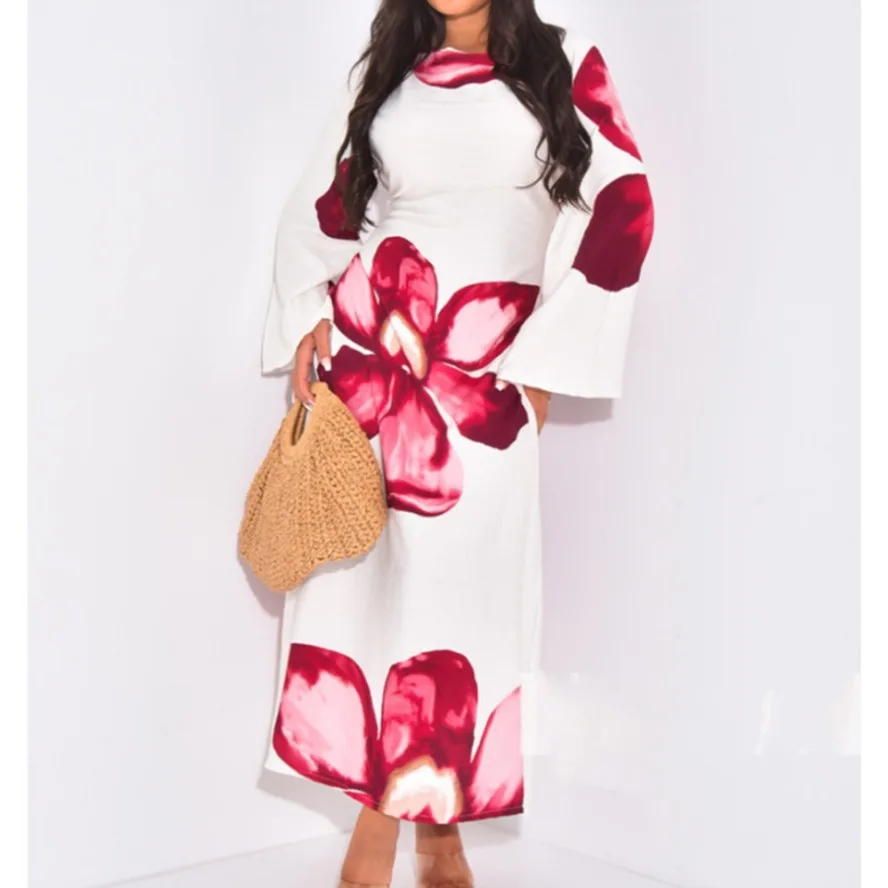 country summer dress White Tiered Maxi with Smocked Waist Elegant Dress Luxxe Apparel Slightly tailored A The cutest modest cotton maxi