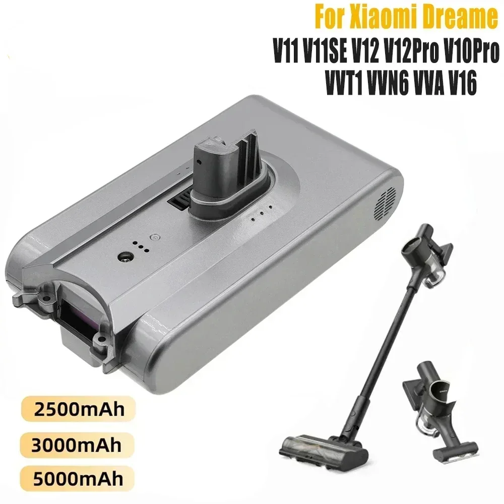 Замена аккумулятора V11 подходит для литий-ионного аккумулятора беспроводного пылесоса Dreame V11SE V12 VVT1 VVN6 VVA1
