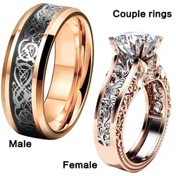 Sweet and romantic new crystal zircon ring, fashionable and popular women's ring couple jewelry.