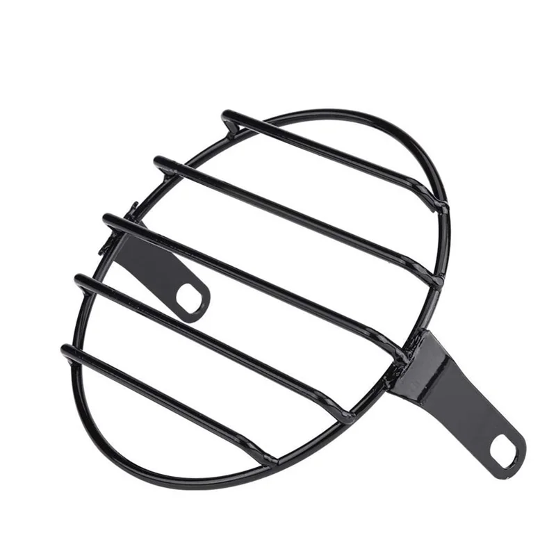 6.5" Mesh Headlight Grill Guard – Motorcycle Headlamp Cover For Cafe Racer / Bobber