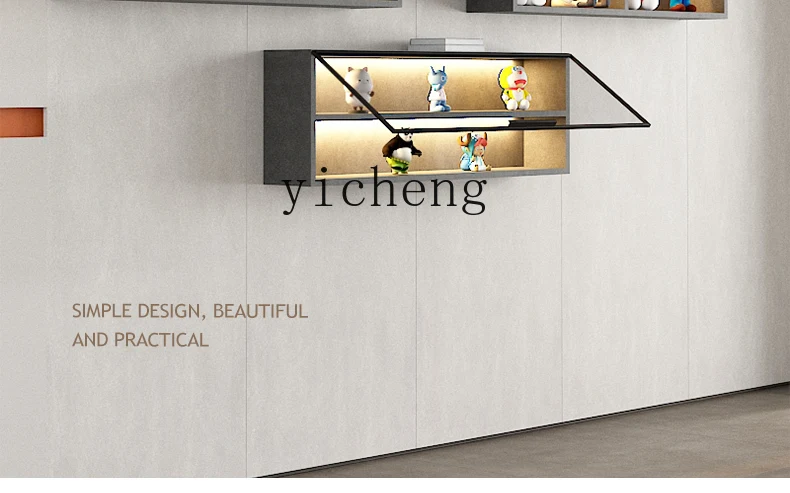 XL wall hanging figure display cabinet small wall hanging cabinet household display toy cabinet