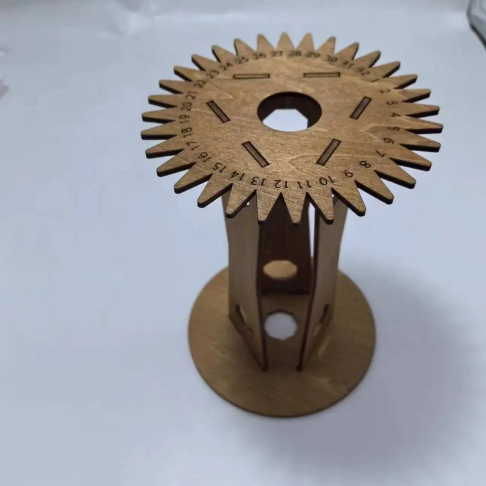 New Vertical Kumihimo Marudai Disk Wooden DIY Hand Rope Braiding Disk Handmade Hand Rope Braiding Frame