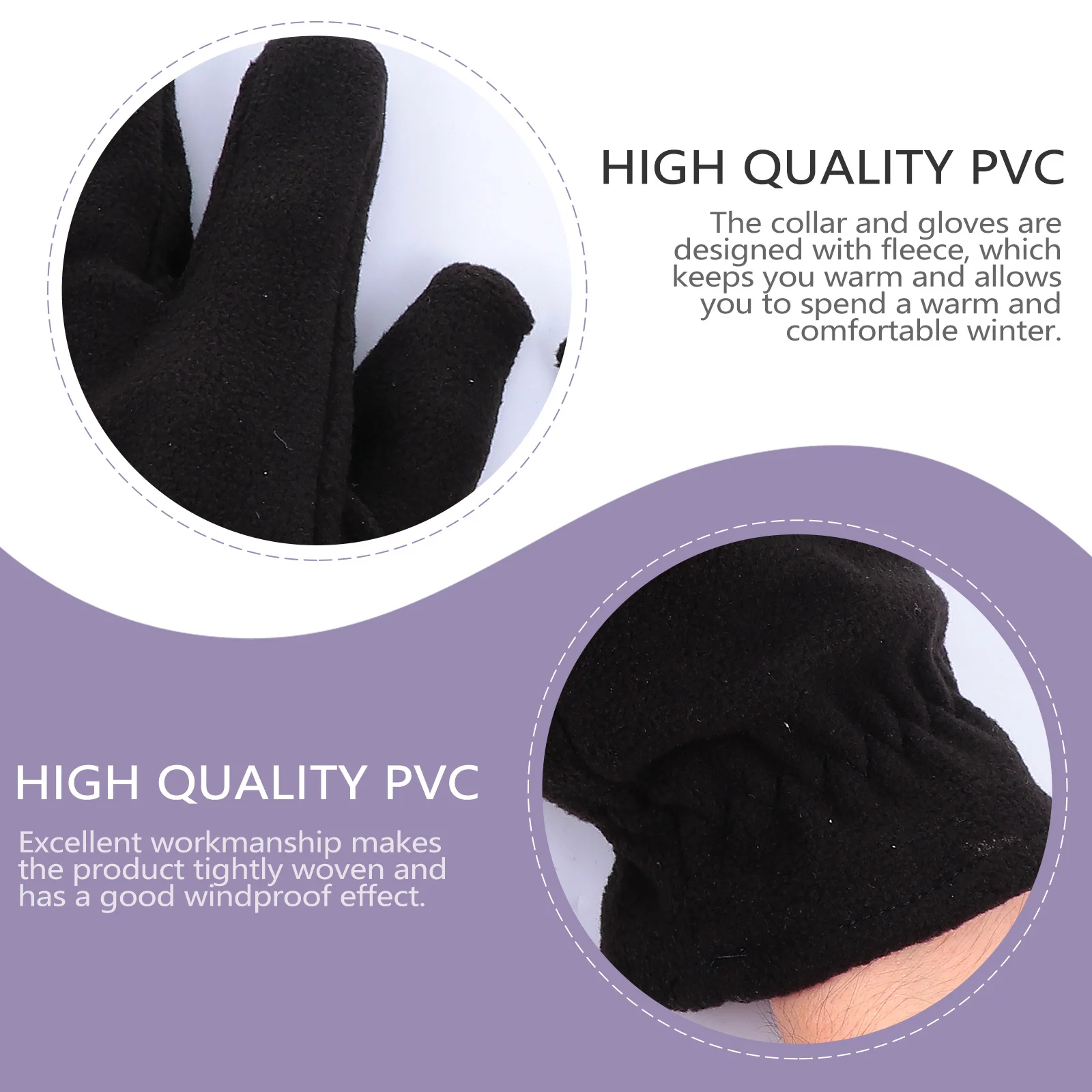 1 مجموعة الشتاء الدافئة الباردة حماية دعوى الصوف طوق قفازات وشاح سميكة يندبروف قبعة الباردة برهان كيت للشتاء في الهواء الطلق