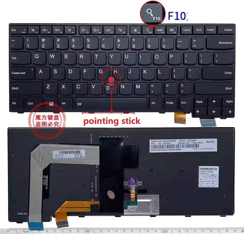 

New US Keyboard For IBM Lenovo T460S T460 S2 Thinkpad 13 2nd Gen S2 2016 S2 2017 Laptop Keyboard Backlight