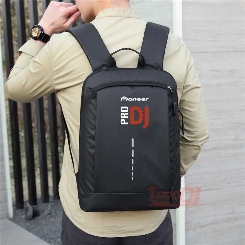 Tas punggung ringan pria, ransel buku perjalanan olahraga luar ruangan, tas punggung Notebook tahan air Dj Pro Pioneer 2024