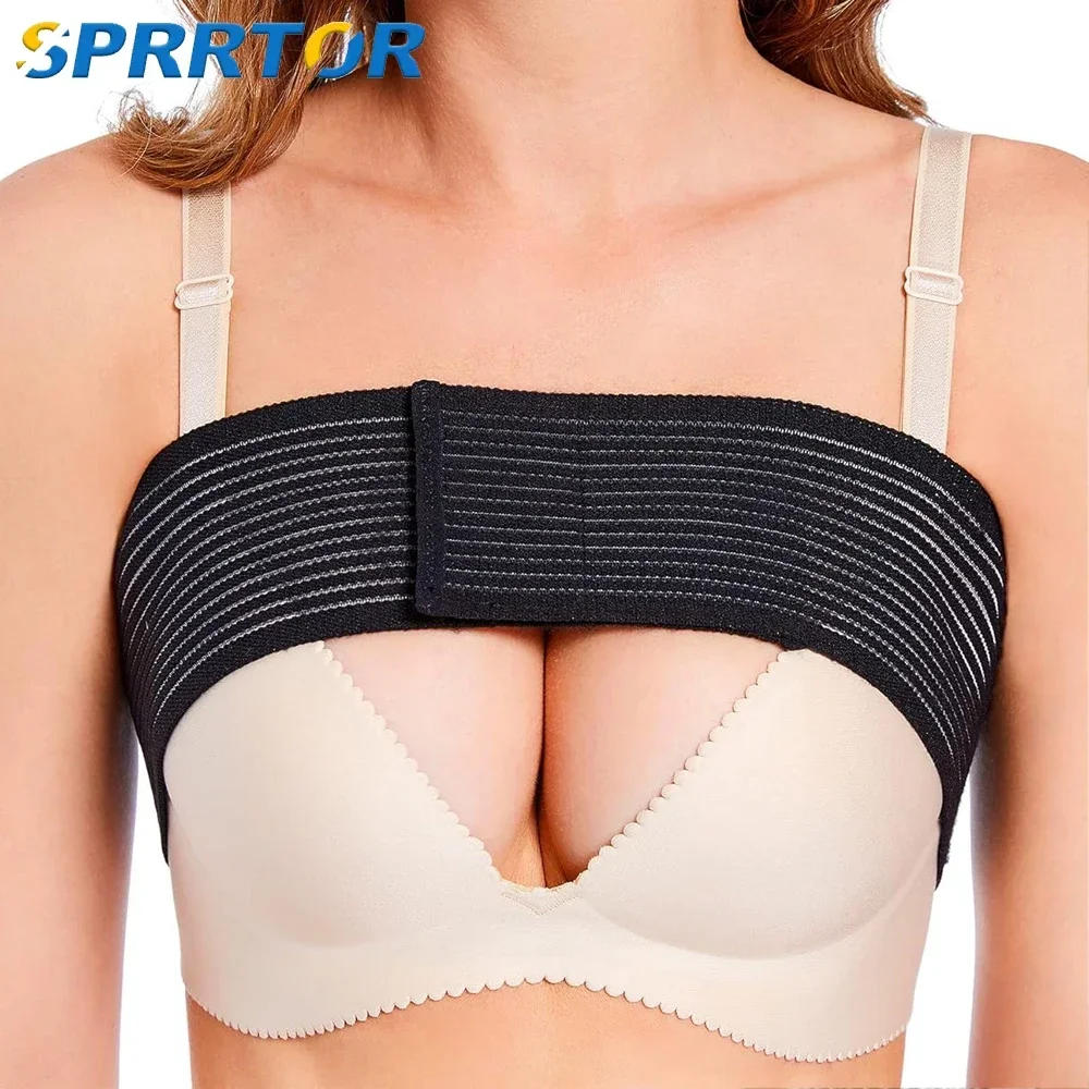 Post Op Breast Augmentation Bra Band,Breast Implant Chest Brace,Chest Compression Support Band,Sports Bra Alternative WorkingOut