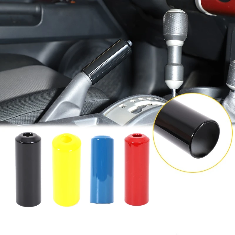 

For Toyota FJ Cruiser 07-21 handbrake lever cover Car Hand Brake Cover ABS Handbrake Guard Case Gear Shift Protector Decoration