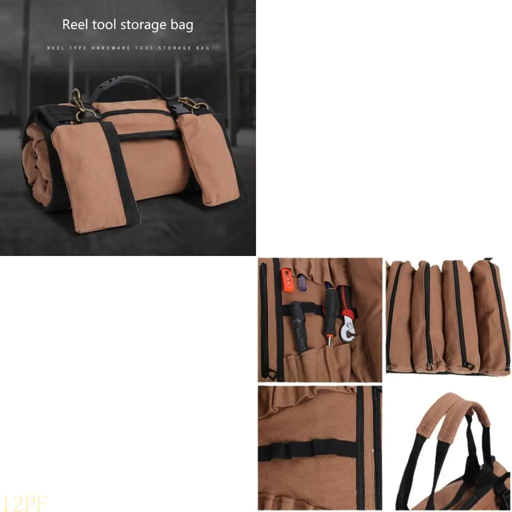 12PF Versatile Tool Storage Bag Tool Bag with Multiple Compartments Case