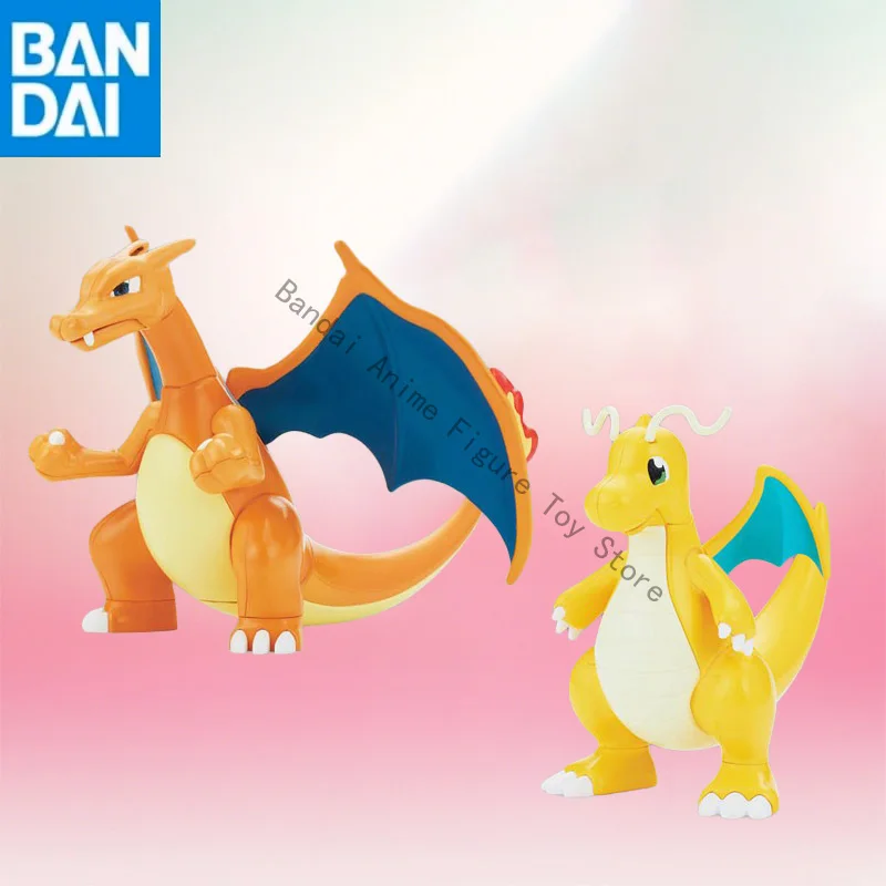 

BANDAI NAMCO In Stock Original Genuine Pokemon PLAMO COLLECTION SELECT SERIES 43 Glurak and Dragonite Assembly Action model gift