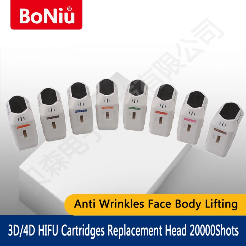 

3D/4D HIFU Cartridges Replacement Head Treatment Parts for HIFU Machine Anti Wrinkles Skin tightening Face Body Lifting