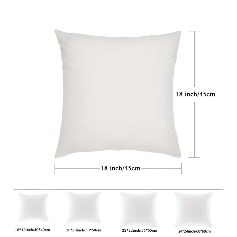 Set di cuscini decorativi quadrati in cotone Euro per divano letto JAF018 Inserto per cuscini premium morbido