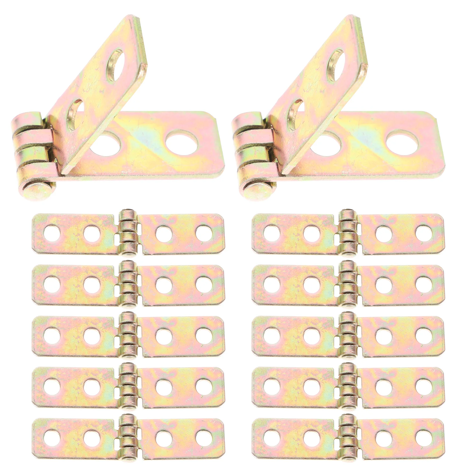 

12 Pcs Heavy Duty Wire Electric Box Hinge Kitchen Cabinet Hinges Miniature Furniture Small for Handmade Crafts Automatic